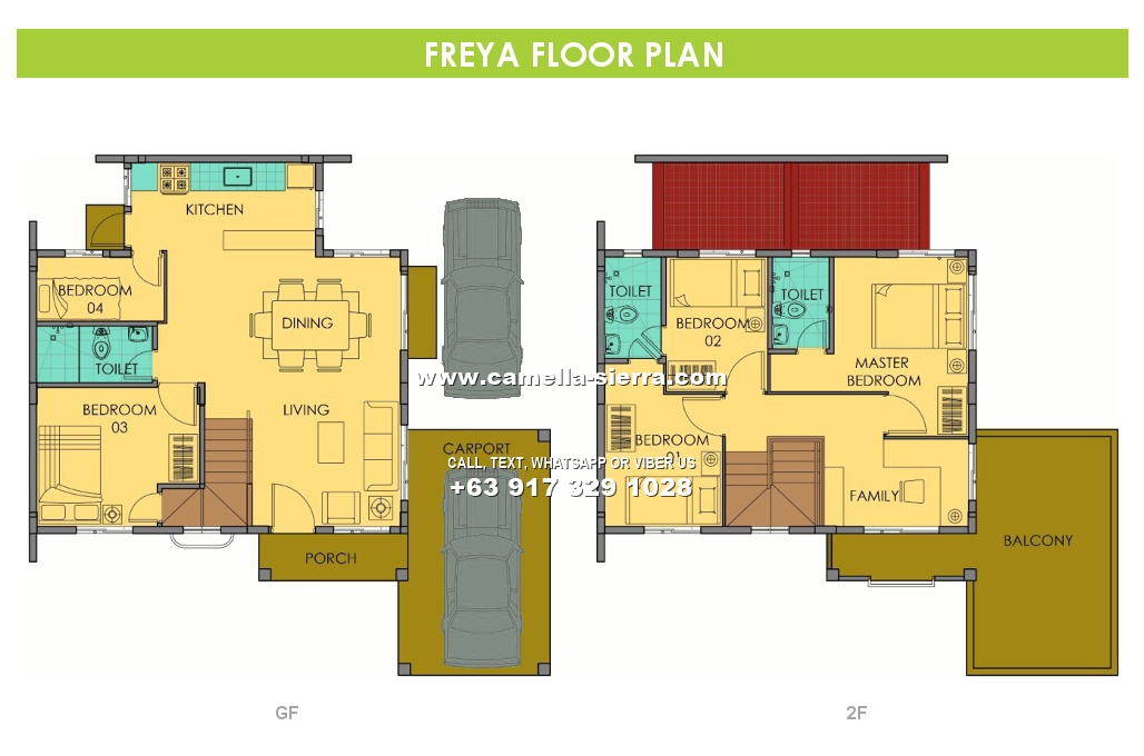 CAMELLA SIERRA METRO EAST Freya House and Lot for Sale