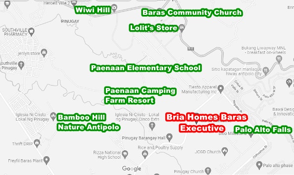 Bria Homes Baras near Camella Sierra Bria Homes Baras near Camella Sierra