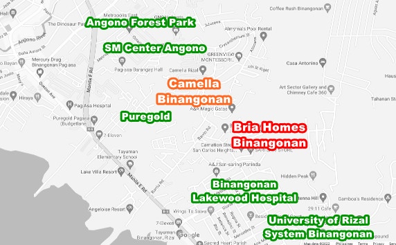 Bria Homes Binangonan near Camella Sierra Bria Homes Binangonan near Camella Sierra