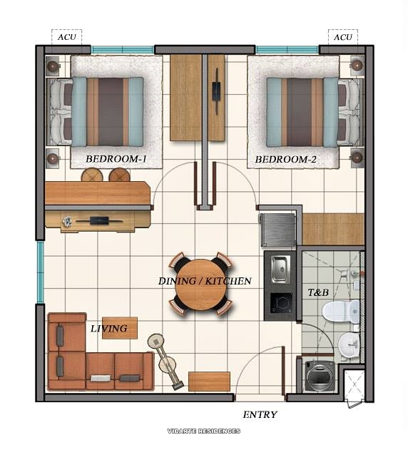 Vidarte Residences Condo Unit Floor Plan Vidarte Residences