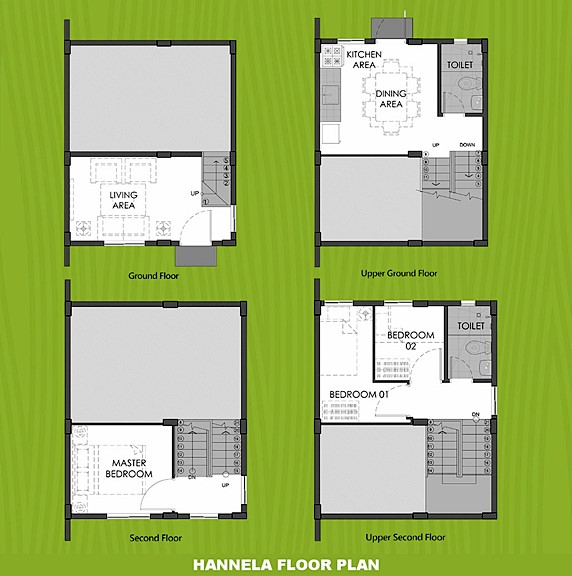 Hannela Floor Plan House and Lot in Antipolo