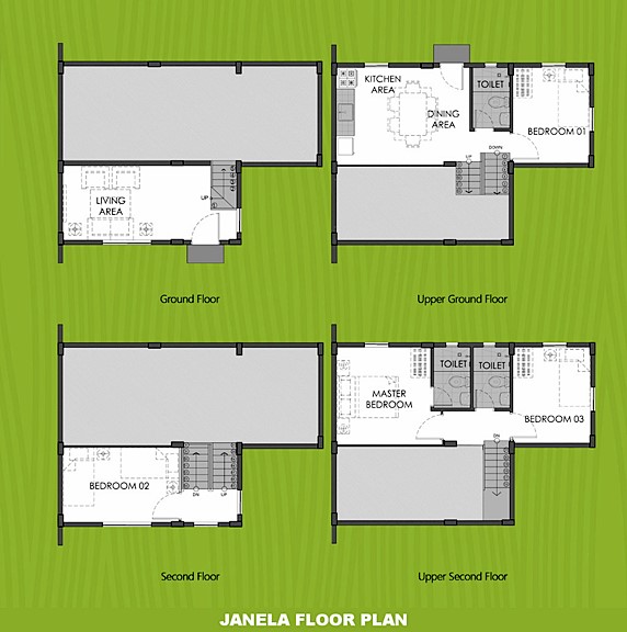 Janela Floor Plan House and Lot in Antipolo