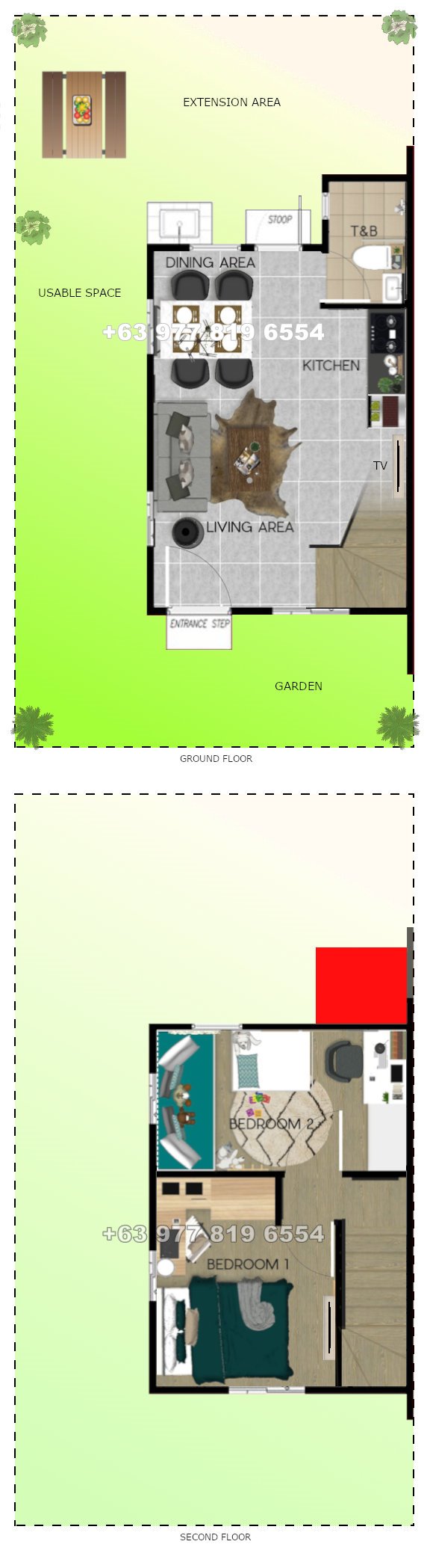 Ezabelle Floor Plan House and Lot in Antipolo